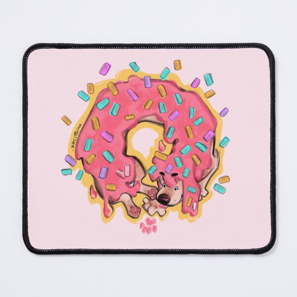 Item preview, Donut Dog designed and sold by Wolf The Folk.