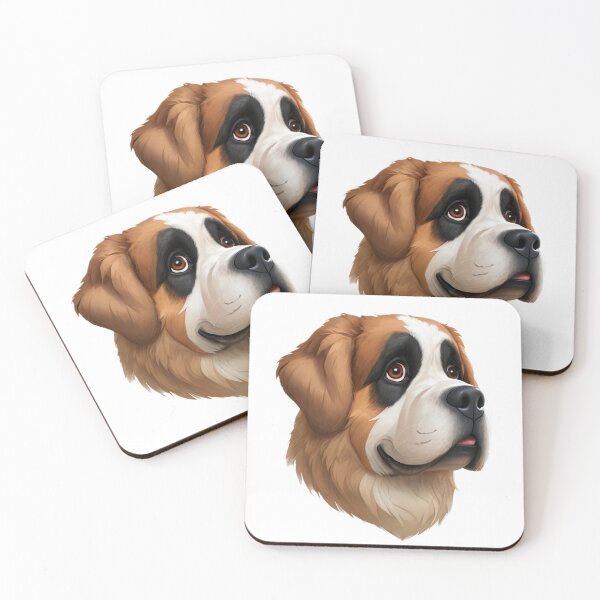 Item preview, St. Bernard dog portrait. designed and sold by adey68.