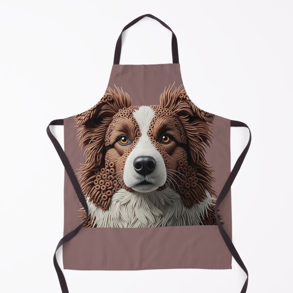 Item preview, Chocolate Coated Collie: Dog with Fur Made of Plasticine Cereal designed and sold by April-Friends.