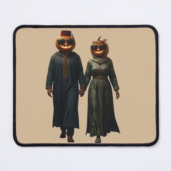 Item preview, Modern Moroccan Halloween Couple | Funny Pumpkin Love Design designed and sold by designwiss.
