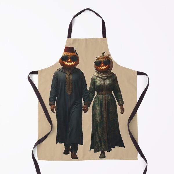 Item preview, Modern Moroccan Halloween Couple | Funny Pumpkin Love Design designed and sold by designwiss.