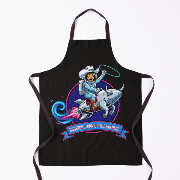 Item preview, Houston Turn Up The Volume Space Cowboy Rodeo designed and sold by PostersMode.
