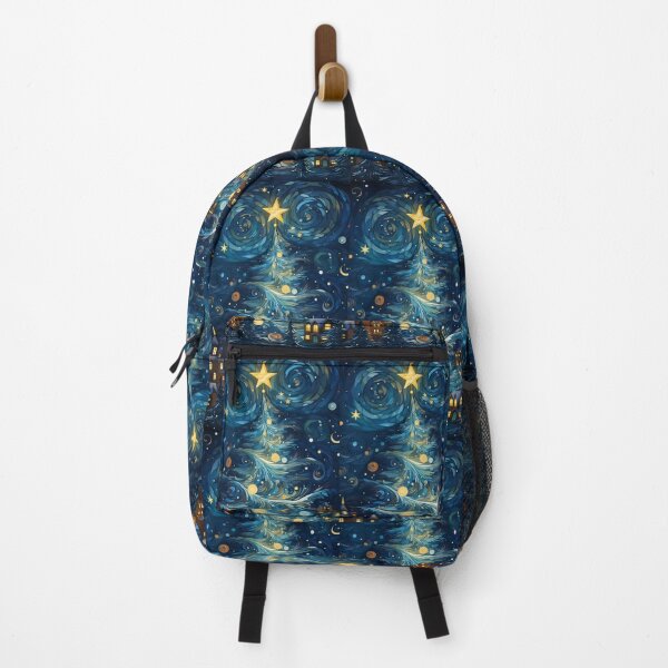 Item preview, Starry Night Christmas Tree – Van Gogh Style Winter Magic designed and sold by Ewa Miller.