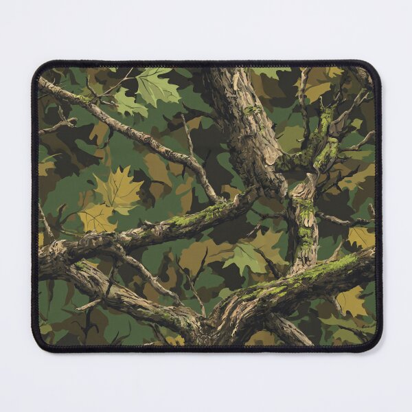 Item preview, Artistic Woodland Camouflage Pattern For Camping Gear Lover designed and sold by RoyalStarsPatts.