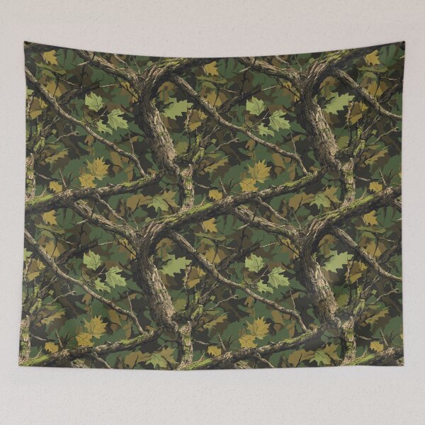 Item preview, Artistic Woodland Camouflage Pattern For Camping Gear Lover designed and sold by RoyalStarsPatts.