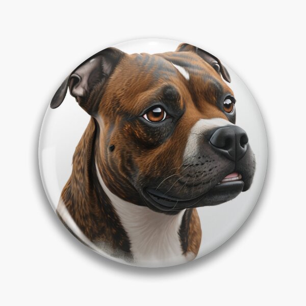 Item preview, Stylish Staffie dog portrait. designed and sold by adey68.