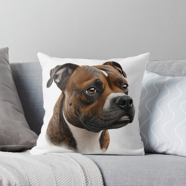 Item preview, Stylish Staffie dog portrait. designed and sold by adey68.