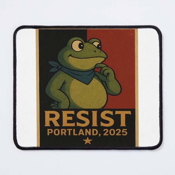 Item preview, Portland Frog Protest 2025 designed and sold by AddlPoolart.