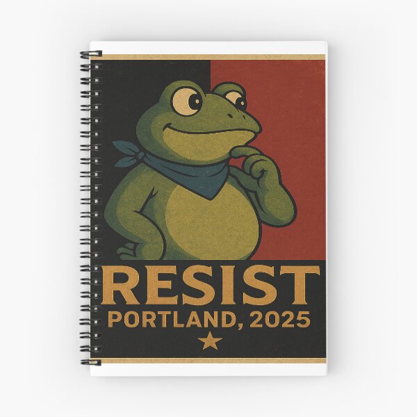 Item preview, Portland Frog Protest 2025 designed and sold by AddlPoolart.