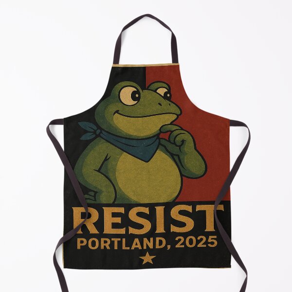 Item preview, Portland Frog Protest 2025 designed and sold by AddlPoolart.