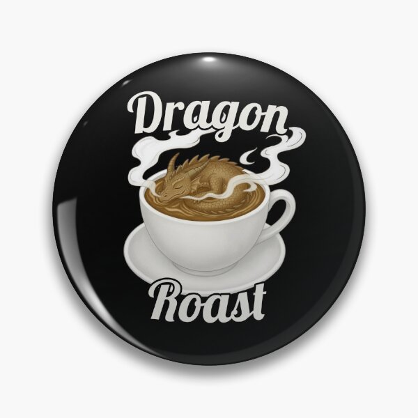 Item preview, Coffee Latte Art Dragon Roast Fantasy Coffee Design designed and sold by TheTrendsDesk.