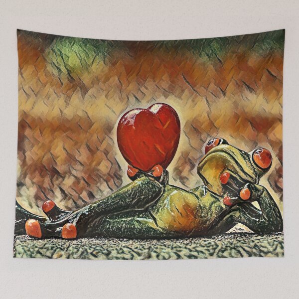 Item preview, Frog with Heart designed and sold by tomorrowsart.