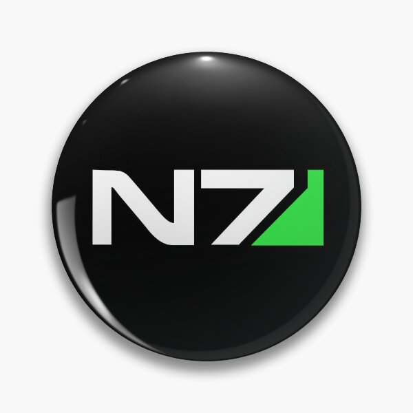 Item preview, N7 Gamer Merch - a Mass Effect story (green on black) designed and sold by SlightlyUnreal.