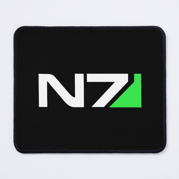 Item preview, N7 Gamer Merch - a Mass Effect story (green on black) designed and sold by SlightlyUnreal.