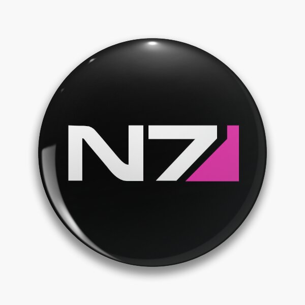 Item preview, N7 Gamer Merch - a Mass Effect story (pink on black) designed and sold by SlightlyUnreal.
