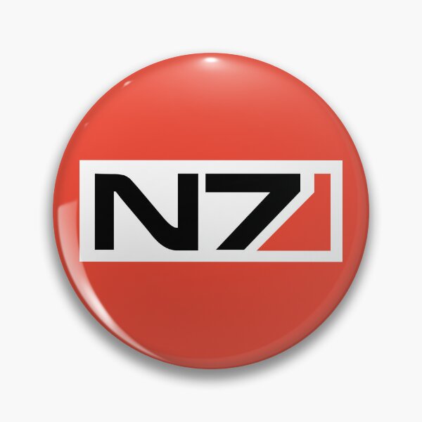 Item preview, N7 Gamer Merch - a Mass Effect story (red on white) designed and sold by SlightlyUnreal.