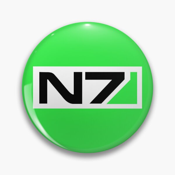 Item preview, N7 Gamer Merch - a Mass Effect story (green on white) designed and sold by SlightlyUnreal.