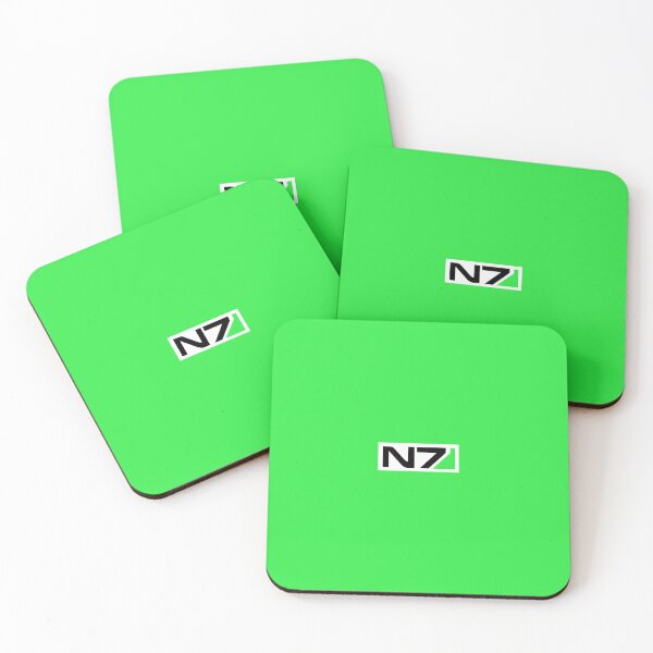 Item preview, N7 Gamer Merch - a Mass Effect story (green on white) designed and sold by SlightlyUnreal.