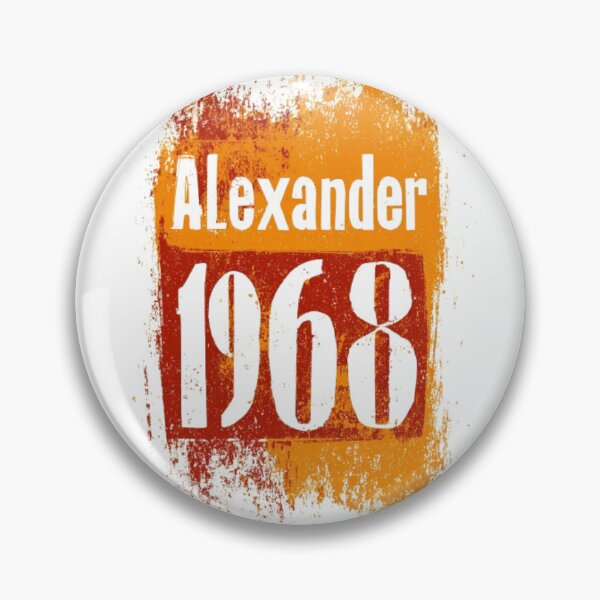 Item preview, Alexander 1968 Vintage Distressed Retro Name Design designed and sold by AlexLineArt.