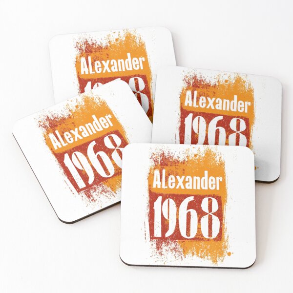 Item preview, Alexander 1968 Vintage Distressed Retro Name Design designed and sold by AlexLineArt.