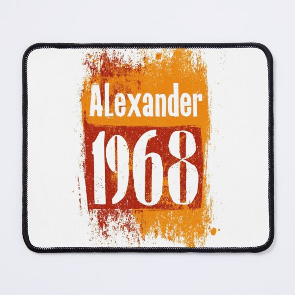 Item preview, Alexander 1968 Vintage Distressed Retro Name Design designed and sold by AlexLineArt.