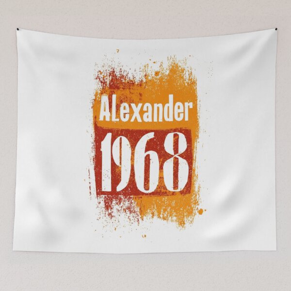 Item preview, Alexander 1968 Vintage Distressed Retro Name Design designed and sold by AlexLineArt.