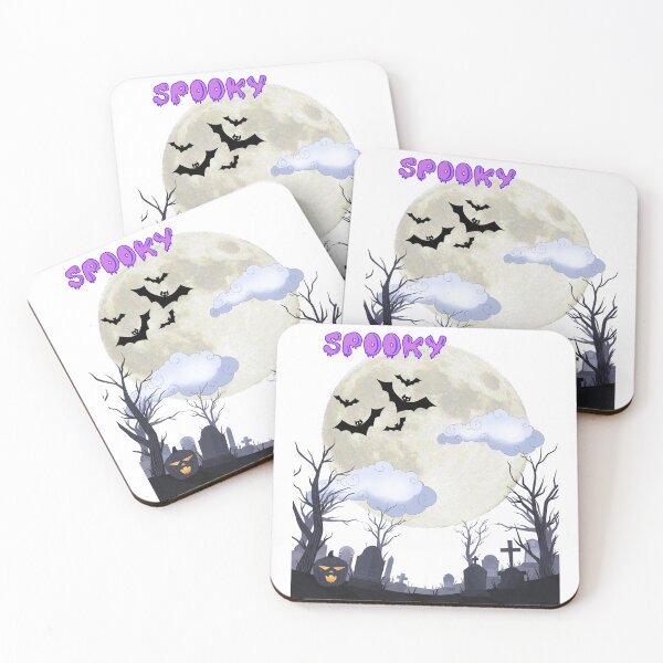 Item preview, Spooky. Haunted Cemetery at Night. designed and sold by Dinasshop.
