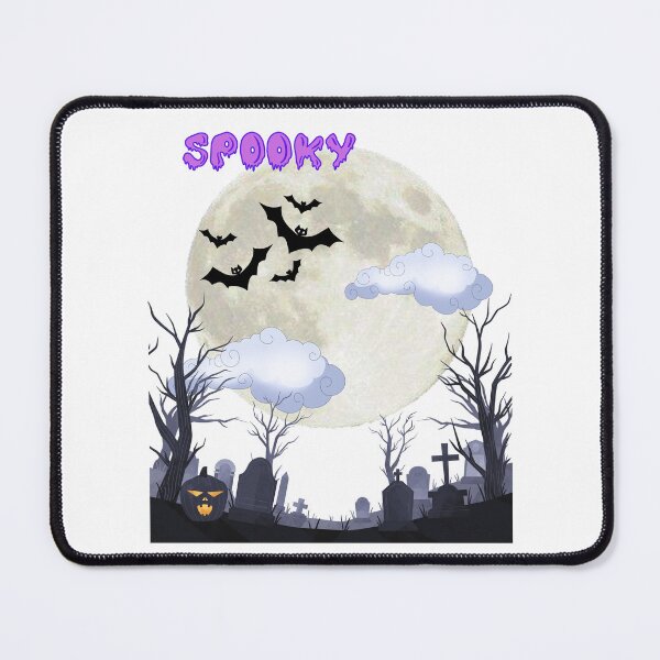 Item preview, Spooky. Haunted Cemetery at Night. designed and sold by Dinasshop.