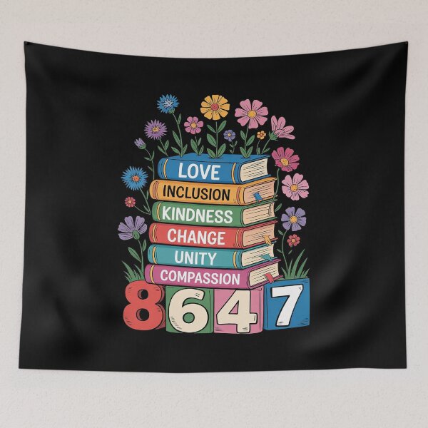 Item preview, 8647 Anti Trump 86 47 Boho Floral Feminist Political  designed and sold by HuValverdeArt.