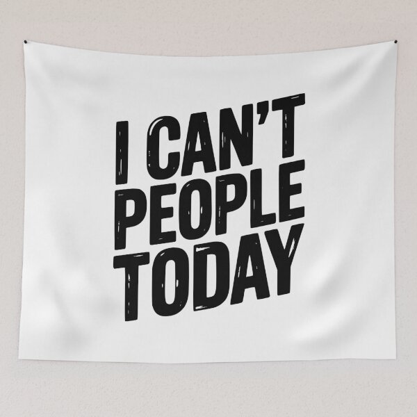 Item preview, I Can’t People Today designed and sold by Frank Ring.