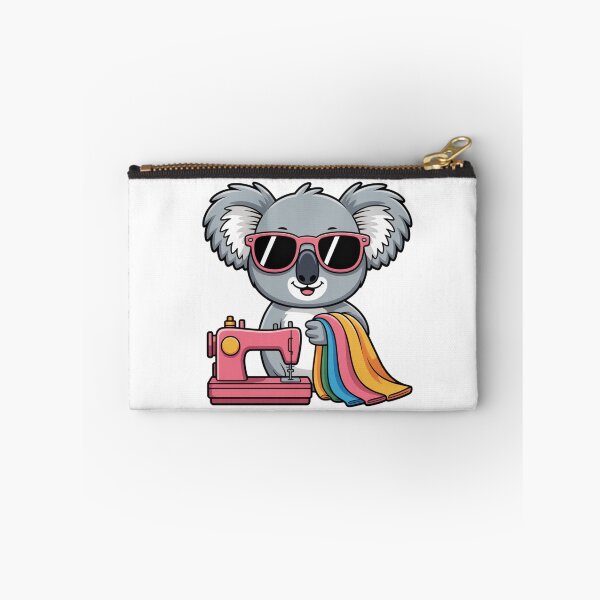 Item preview, Designer Koala Kawaii | Cute Chibi Koala with Sunglasses & Sewing Machine designed and sold by ColorSplash123.