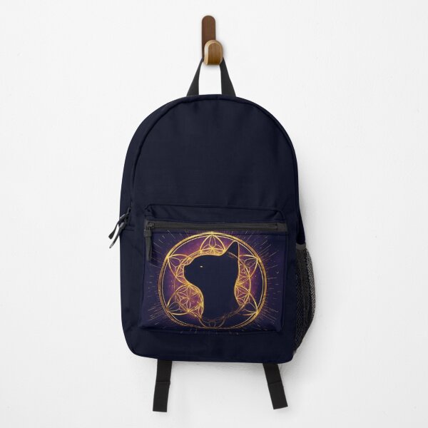 Item preview, Celestial Cat Spirit – Sacred Geometry Aura Design designed and sold by ArtivaNest.