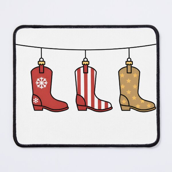 Item preview, Christmas Cowboy Boots Ornaments designed and sold by Imaginationbeyond.