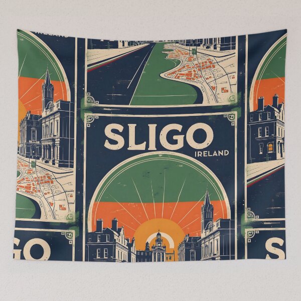 Item preview, Sligo Ireland 1950s Vintage Travel Tourism designed and sold by TravelersGems.