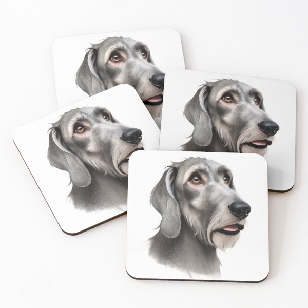 Item preview, Stylish Wolfhound dog portrait. designed and sold by adey68.