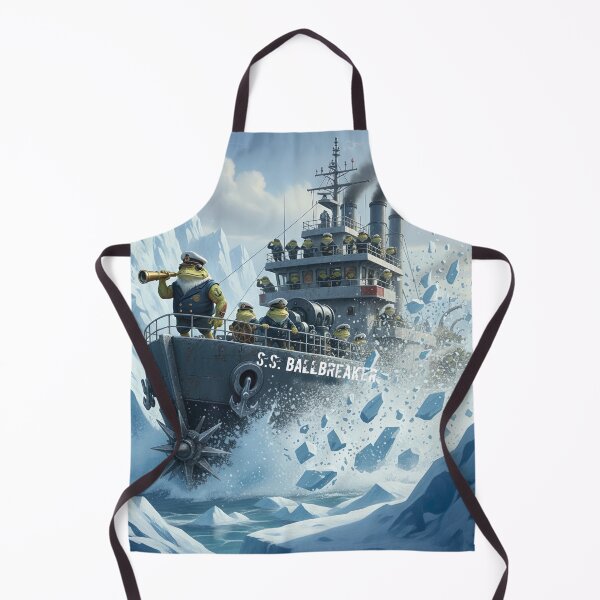 Item preview, Frog ship Ballbreaker crushing ICE designed and sold by Coexist In Tee's .