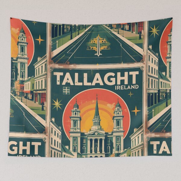 Item preview, Tallaght Ireland 1950s Vintage Travel Tourism designed and sold by TravelersGems.