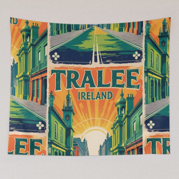 Item preview, Tralee Ireland 1950s Vintage Travel Tourism designed and sold by TravelersGems.