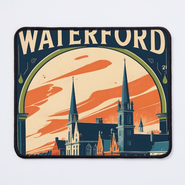 Item preview, Waterford Ireland 1950s Vintage Travel Tourism designed and sold by TravelersGems.