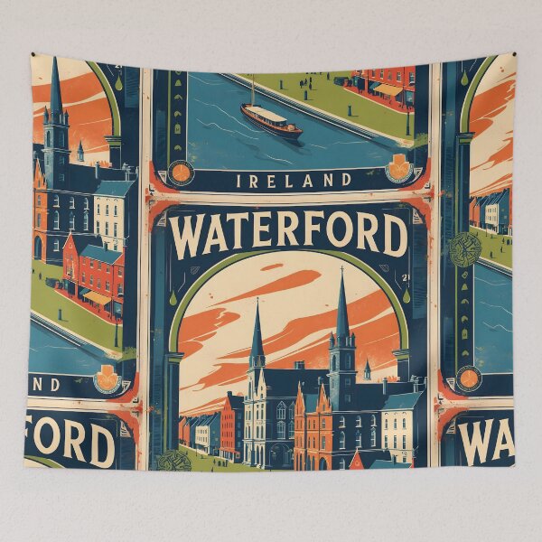 Item preview, Waterford Ireland 1950s Vintage Travel Tourism designed and sold by TravelersGems.
