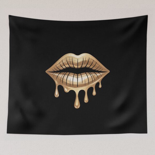 Item preview, Dripping Gold Lips  designed and sold by jkrphoto.