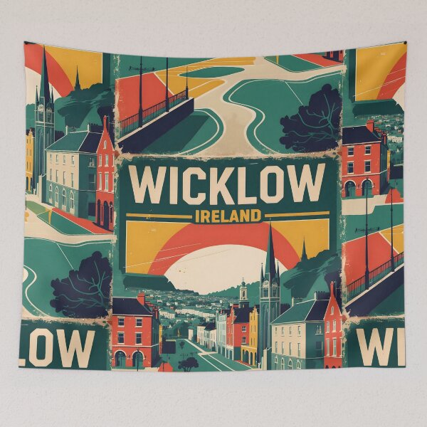 Item preview, Wicklow Ireland 1950s Vintage Travel Tourism designed and sold by TravelersGems.