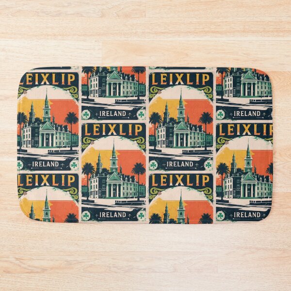 Item preview, Leixlip Ireland 1950s Vintage Travel Tourism designed and sold by TravelersGems.