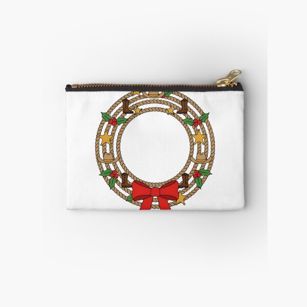 Item preview, Western Christmas Wreath – Cowboy Holiday Rope designed and sold by Imaginationbeyond.