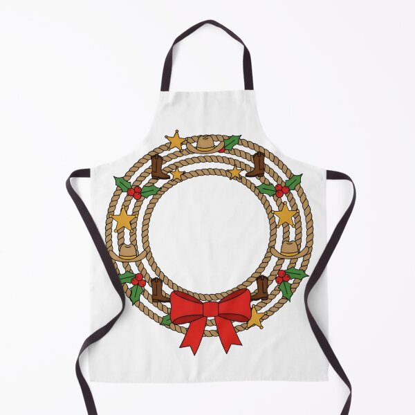 Item preview, Western Christmas Wreath – Cowboy Holiday Rope designed and sold by Imaginationbeyond.