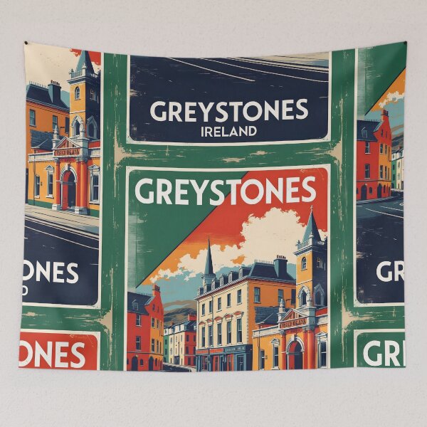 Item preview, Greystones Ireland 1950s Vintage Travel Tourism designed and sold by TravelersGems.