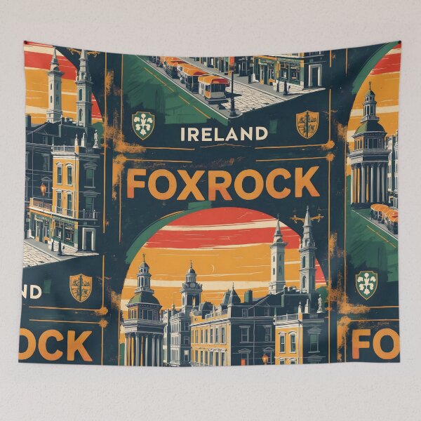 Item preview, Foxrock Ireland 1950s Vintage Travel Tourism designed and sold by TravelersGems.