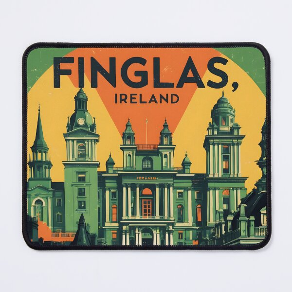 Item preview, Finglas Ireland 1950s Vintage Travel Tourism designed and sold by TravelersGems.