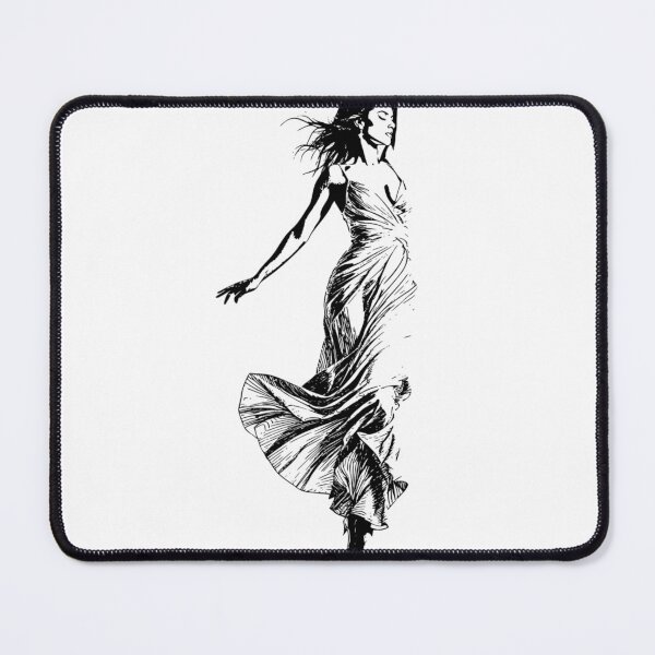 Item preview, woman dancing in dress silhouette designed and sold by Alt nVibe.