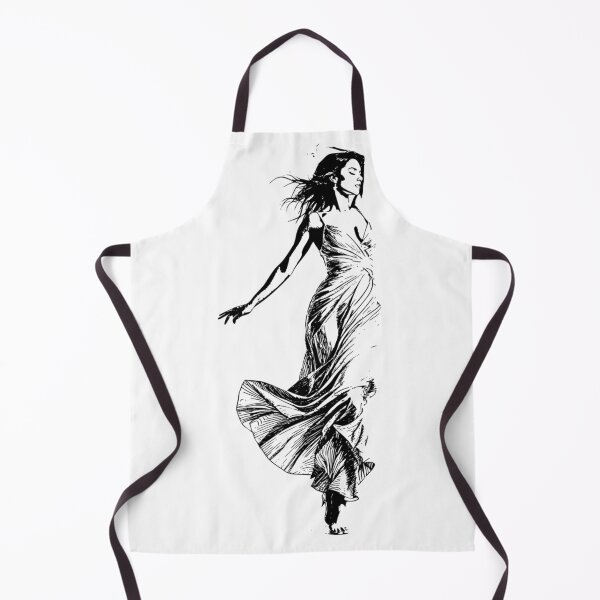 Item preview, woman dancing in dress silhouette designed and sold by Alt nVibe.